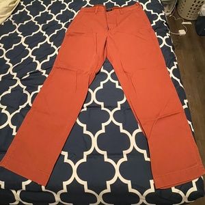 Brand new J Crew salmon color chinos 33x30